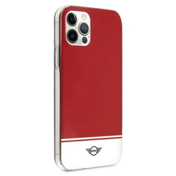 Stripe Collection Hardcase-Handyhülle für iPhone 12 Pro Max rot/rot