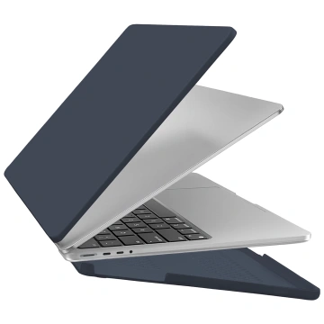 Schutzhülle für Apple MacBook Pro 14 2021–2024 (M1/M2/M3/M4) – flexible, matte Schutzhülle, leicht und widerstandsfähig – Alogy AirGuard™ Marineblau