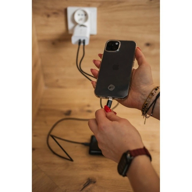 Kabel USB-C do USB-C 60W 1,5m Forcell C338 QC 4.0 PD do ładowarek 60W