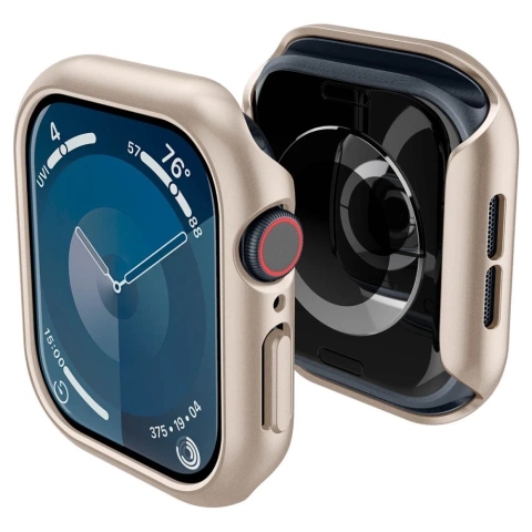 Hülle für Apple Watch 10 (42 mm) Starlight Beige Spigen Thin Fit