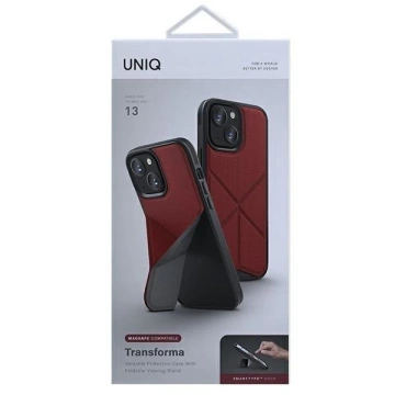 UNIQ Hülle Transforma iPhone 13 6.1" rot / korallenrot MagSafe