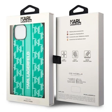 Etui Karl Lagerfeld KLHCP14MPGKLSKN für iPhone 14 Plus 6,7" Hardcase Monogram Stripe