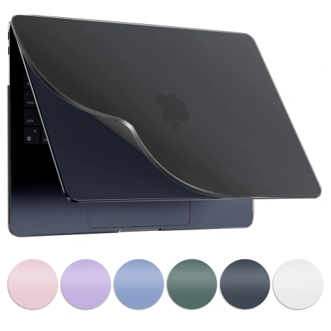 Etui ochronne do Apple Macbook Air 15 M2/M3/M4 2023/2024/2025 Alogy AirGuard™ Elastyczna obudowa Matowa Szarość