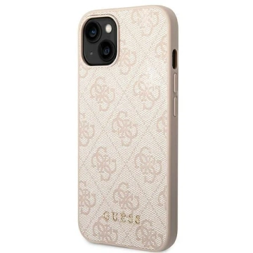 Etui Guess GUHCP14MG4GFPI für Apple iPhone 14 Plus 6,7" różowy/pink Hard Case 4G Metal Gold Logo