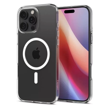 Glashülle für iPhone 16 Pro Spigen Liquid Crystal Mag Magsafe Schutzhülle für Clear Phone