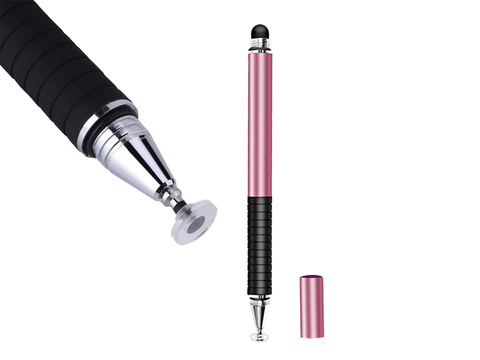 Alogy 2in1 kapazitiver Eingabestift für den Bildschirm des Tablet-Telefons Pink