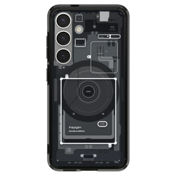 Etui für Samsung Galaxy S25 Schwarz Spigen Ultra Hybrid Mag MagSafe