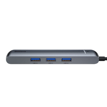 Adapter HUB 6w1 Baseus USB-C auf 3x USB 3.0 HDMI RJ45 USB-C PD