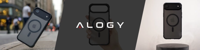 Zestaw 3w1 Etui Hybrydowe MagSafe + 2x Szkło Hartowane do Apple iPhone 17 Air, Wzmocniona Ochrona, Odporne i Precyzyjnie Dopasowane, Alogy 3in1 Case Pack™ – Czarne