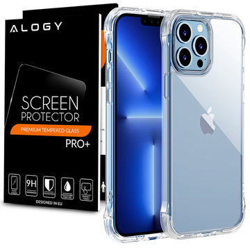 Etui Joyroom Defender Series pokrowiec z haczykami podstawką do Apple iPhone 13 Pro Max + Szkło