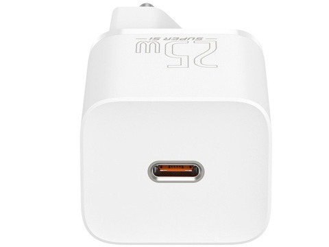 Baseus USB-C PD 25W Wandladekabel für USB-C Weiß
