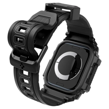 Hülle Spigen Rugged Armor „pro“ für Apple Watch 10 (42 mm) Mattschwarz