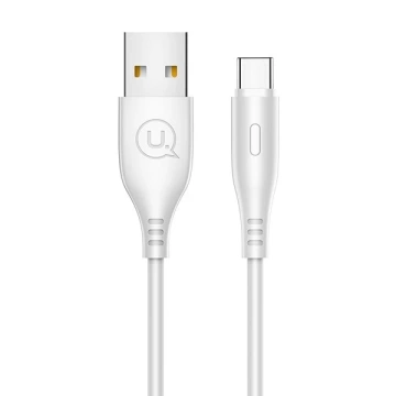 USAMS Kabel U18 USB-C 2A Fast Charge 1m biały