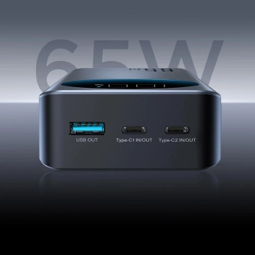 Powerbank Joyroom JR-PBF05 65W 30000mAh mit Display Schwarz