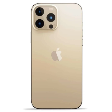 2x Kamera Glas Objektivdeckel Spigen Optik.TR Kameraschutz für iPhone 13 Pro / 13 Pro Max Gold