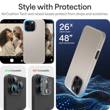 Spigen Cyrill Kajuk Mag MagSafe Hülle für iPhone 16 Pro Max Beige