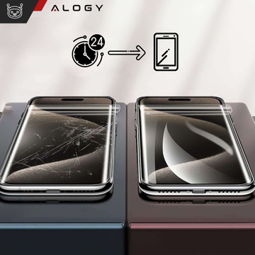 Hydrogelfolie für Samsung Galaxy S20, schützendes Telefondisplay, Alogy Hydrogelfolie