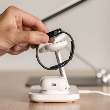 Ringke Qi2 MagSafe 3in1 Ladegerät für iPhone Apple Watch AirPods