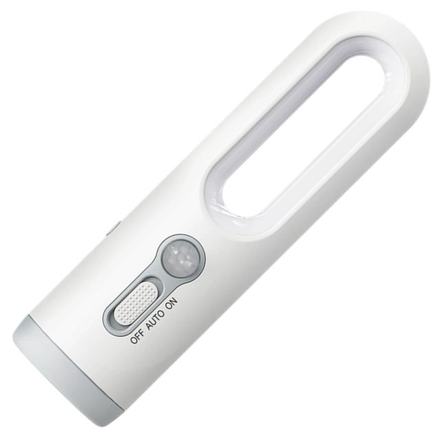 Lampka nocna LED z czujnikiem ruchu Alogy Night LED Lamp na biurko przenośna z latarką Biała