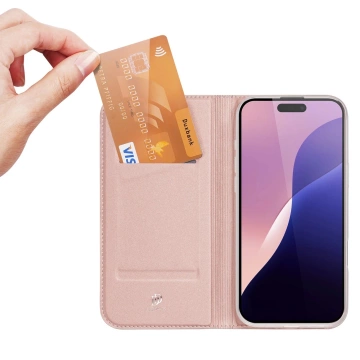 Etui Ochronne do iPhone 16 Pro Dux Ducis Skin Pro Różowe