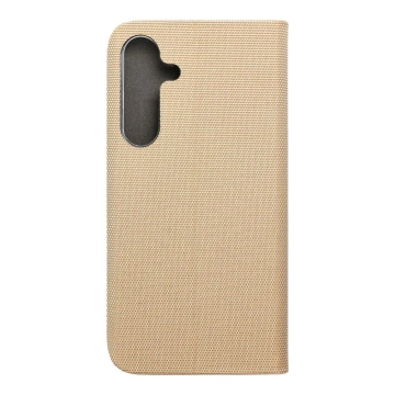 SENSITIVE Book Case für Samsung Galaxy S25 Plus Gold Stand