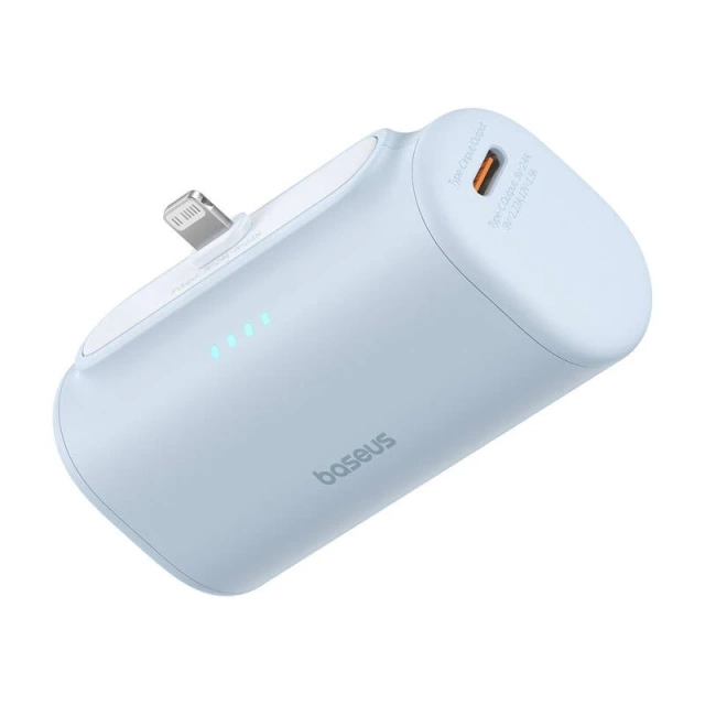 Powerbank Baseus Compact IP 5000mAh 20W Lightning + USB-C Niebieski