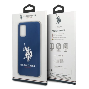 US Polo Silicone Collection Samsung Galaxy S20 Plus Handyhülle Navy/Navy