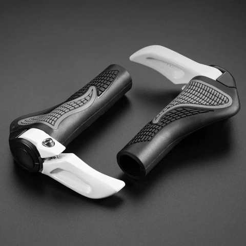 Rockbros BT1007W Fahrradhalter-Set mit Hupen – Weiß