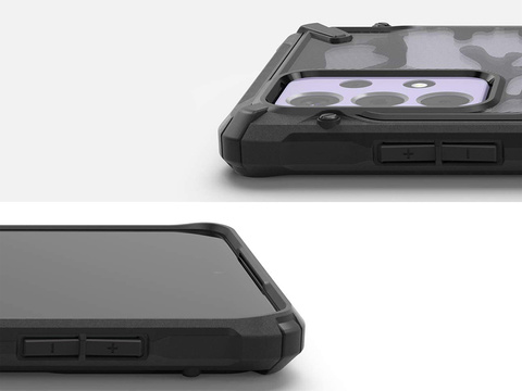 Etui Ringke Fusion X für Samsung Galaxy A72 4G/5G Camo Black