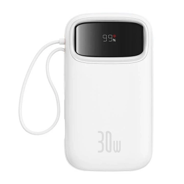 Powerbank Baseus QPow 2 20000mAh 30W 2xUSB-C (weiß)