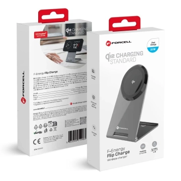 Ładowarka Indukcyjna Flip Charge Qi2 MagSafe 15W USB-C Aluminiowa