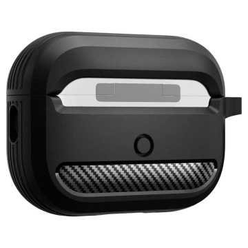 Etui ochronne Spigen Rugged Armor für Apple AirPods Pro 1 / 2 Mattschwarz