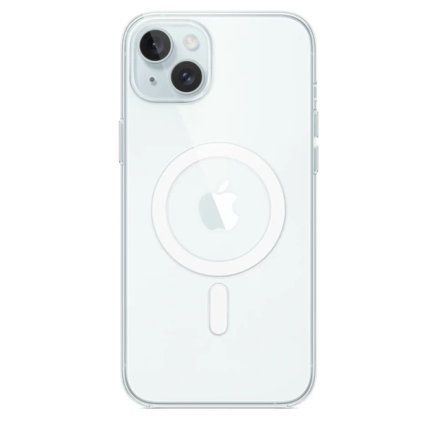 Etui do Apple iPhone 15 Plus z MagSafe, kolor Przezroczysty Transparent - Clear Case