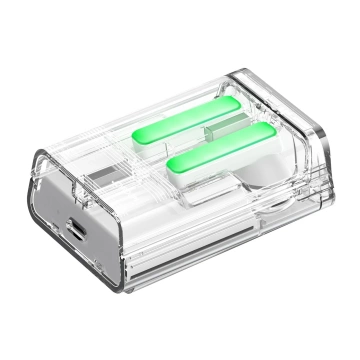 Słuchawki TWS Joyroom JR-TC1 IceLens Series Bluetooth 5.3 LED – Białe