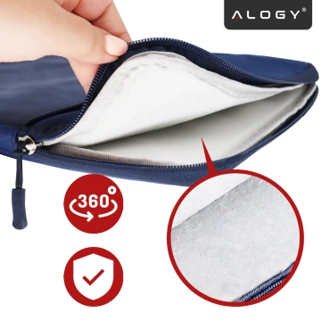 Handyhülle Wasserdichtes Gehäuse Alogy universal IPX8 bis 6,5 Schwarz