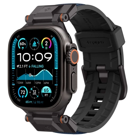 Pasek Opaska Spigen DuraPro Armor do Apple Watch 42-49mm - Navy Blue Niebieska
