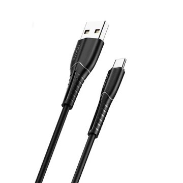 USAMS Kabel U35 microUSB 2A Fast Charge 1m czarny