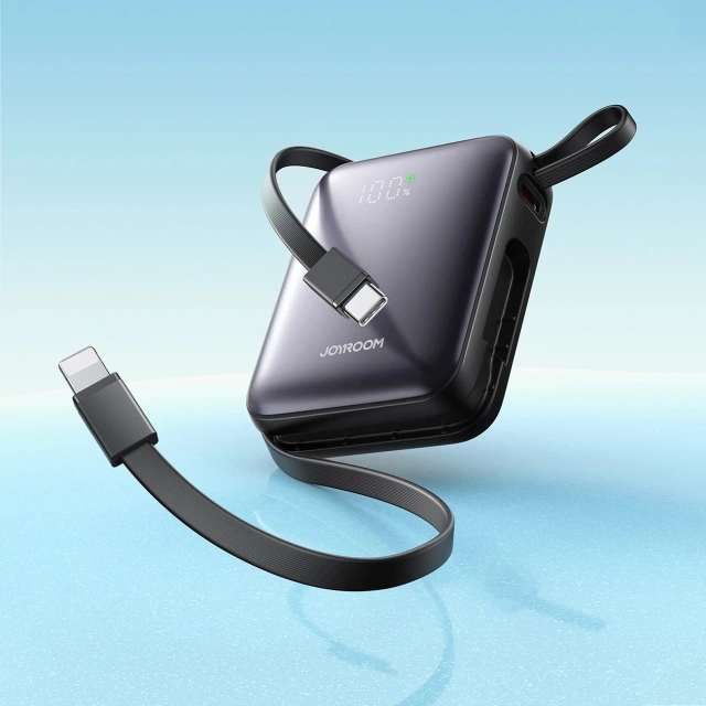 Powerbank Joyroom JR-PBF27 10000 mAh 22.5 W USB-C & Lightning – czarny