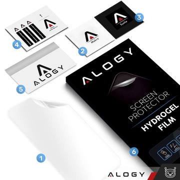Hydrogelfolie für Samsung Galaxy S20, schützendes Telefondisplay, Alogy Hydrogelfolie