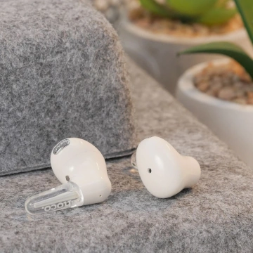 Hoco EW202 TWS Kopfhörer Weiß Bluetooth 5.4 Gehäuse 6h Arbeitszeit