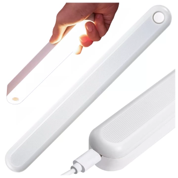 Alogy Sensor Lamp Nachttischlampe mit Bewegungssensor, 26 cm, magnetische Schreibtischlampe, weiß