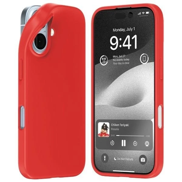 Mercury Soft Case für iPhone 16 6,1" Rot