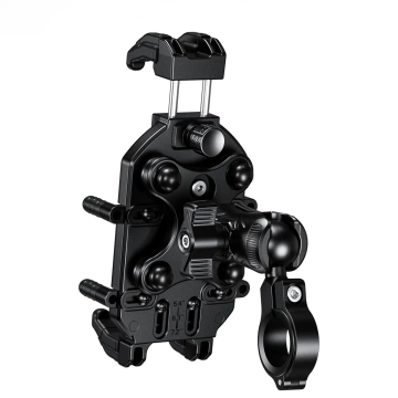 KEWIG M26-C1 Handyhalterung für Motorradlenker mit Anti-Schock-System für Motorrad, Quad, Roller, Schwarz
