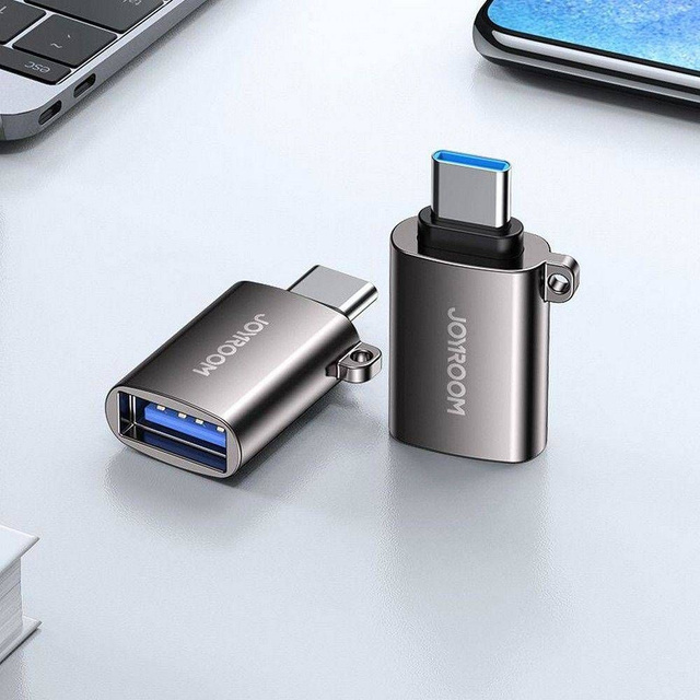 Adapter Joyroom S-H151 przejściówka z USB na USB-C Type C OTG Czarny