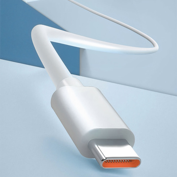 Oppo DL136 Supervooc Superschnelles USB-auf-USB-C-Typ-C-Kabel, 65 W, 1 m, Weiß
