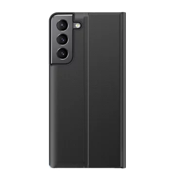 Neues Sleep Case für Samsung Galaxy S23 Hülle mit Klappständer schwarz