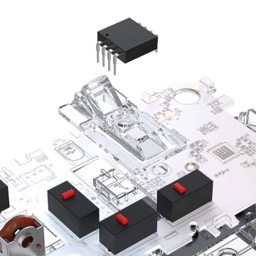 Dareu A955 RGB kabellose Gaming-Maus Ladestation 400–12000 DPI (weiß)