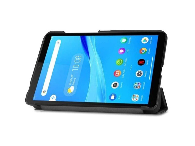 Etui obudowa Alogy Book Cover do Lenovo Tab M7 TB-7305F Czarny + Szkło Alogy