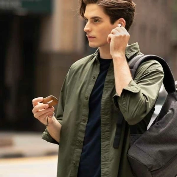 Schutzhülle für UNIQ Terrado AirPods Pro 2. Gen. Echtes Leder schwarz/dallas schwarz