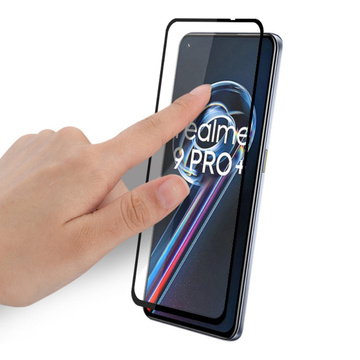Gehärtetes Glas Hofi Glass Pro für Realme 9 Pro Plus Schwarz